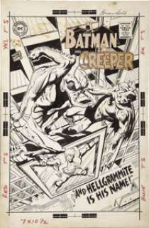 Neal Adams - The Brave and the Bold #80, Batman and the Creeper Cover Original Art (DC, 1968). By this - | Heritage