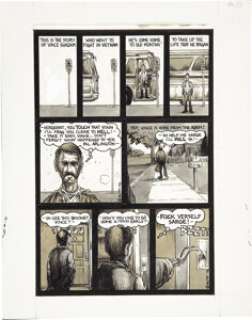 Greg Irons and Tom Veitch Deviant Slice #2 Complete 14-page Story "Vince Shazam" Original Art -