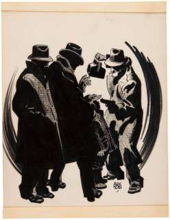 ALEX TOTH GANGSTER STICK-UP ORIGINAL ART. | Hake’s