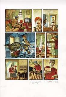 Béhé - 1 Original colour page - Le Décalogue | Catawiki