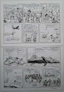 Bosschaert, Jan - 1 Original page - De Geverniste vernepelingskes - Ryanair - Plaat 1 | Catawiki