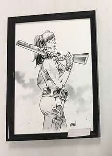 Grun - 1 Original drawing - Space Relic Hunters - Portrait de Xia - 2023 | Catawiki