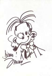 Janry | Spirou, illustration pleine page au feutre… | Millon