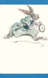 Follet, René - 1 Original colour drawing - Alice au pays des Merveilles - Alice in Wonderland | Catawiki