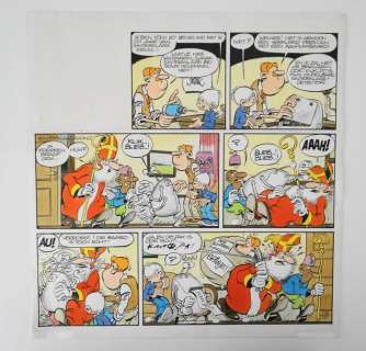 Haasteren, Jan Van | Original page in colour  - Sjaak en Oom George | Catawiki