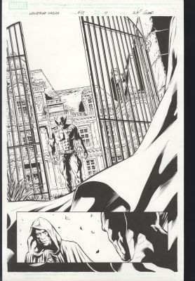 Wolverine Origins #48 Pg 11 Original Art Will Conrad Wolverine Marvel 2010 | Neat Stuff Vault