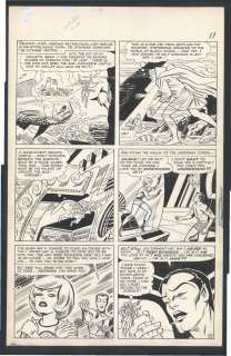 Jack Kirby George Roussos | ! Kirby Fantastic Four 27 Art - Dr Strange +Sub-Mariner + Sue Issue Fantastic Four #27 Page 10 | Koch Comic Art
