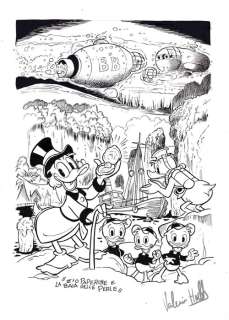 Valerio Held - 1 Original drawing - Topolino - "Zio Paperone e la baia delle perle" | Catawiki