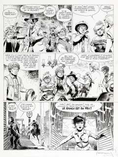 Hermann | Comanche, planche n°10 Ã  l’encre de Chine de… | Millon