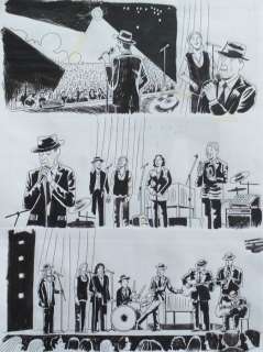 Girard, Philippe - 1 Original page - Leonard Cohen - Sur un fil - 2020 | Catawiki