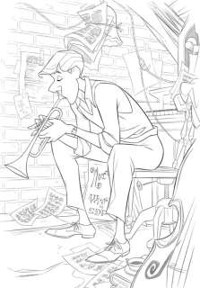 Jaume Esteve - Roger Radcliffe Playing Music - Original Drawing - Pencil Art - 45 x 32 cm | Catawiki