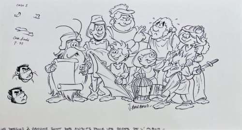 Barbaud, Jean - 1 Original drawing - Il était une fois... l’Homme T6 - L’Époque de Léonard de Vinci - Page de titre - 2019 | Catawiki