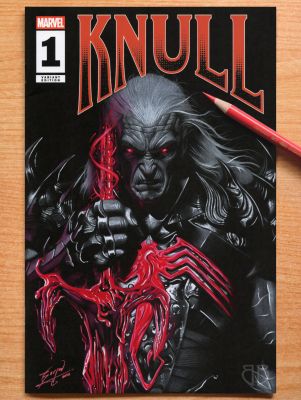 Borja Burgueño Moreno - Knull - Original Sketch Cover Art