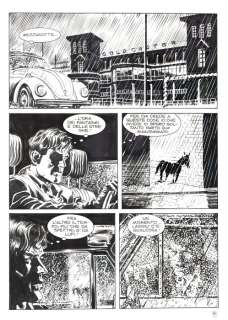 Bigliardo, Daniele - 2 Original page - Dylan Dog #316 - "Blacky" - 2012 | Catawiki