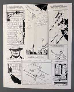 Cailleaux, Christian / Schréder, Étienne - 1 Original page - Blake & Mortimer T27 - Le Cri du Moloch - 2020 | Catawiki