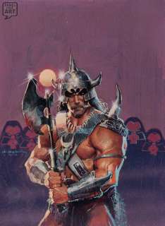 Bill Sienkiewicz - Savage Sword of Conan 102 Cover