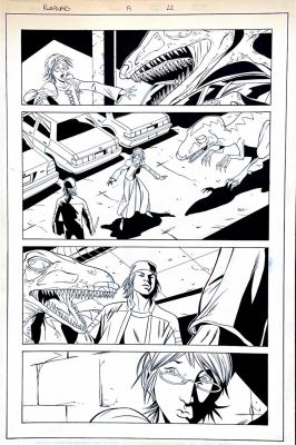 Mike Norton | Mike Norton - Runaways - Issue# 19 - Page# 22 | Panel Punk Comics Originals