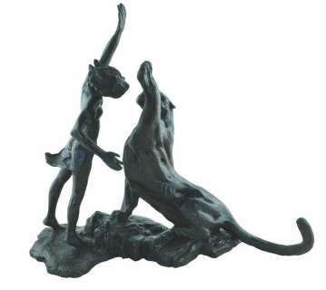 Bronze. Statue en bronze Jeu II | BDEnchères