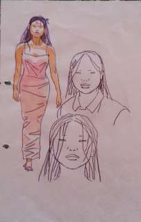 Cosey | Original drawing  - sketches and preparatory work  - Bouddha d’azur | Catawiki