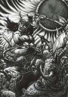 Angel Bazal Original drawing - Tribute to Frazetta’s Conan | Catawiki