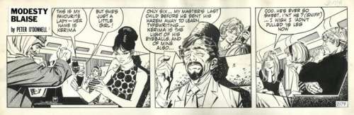 Romero, Enric Badia - 1 Bande originale - Modesty Blaise - Strip #2179 - 1970 | Catawiki