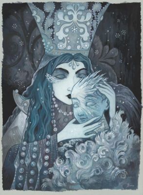 Aliocha Gouverneur | Illustration originale - La Reine des neiges | Daniel Maghen