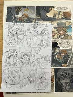 Hermann - 1 Original preliminary page - Duke T4 - La Dernière fois que j’ai prié - 2020 | Catawiki