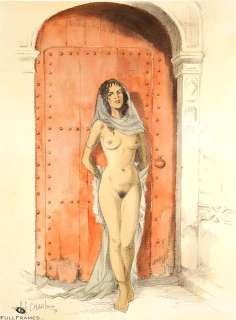 Charles | Fleurs d’Orient, illustration couleurs Ã  l’aquare… | Banque Dessinée