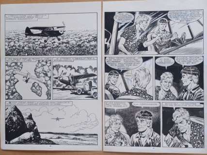 Bignotti, Franco - 2 Original page - Mister No - n. 30 "Bandoleros" - 1977 | Catawiki