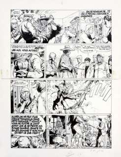 Hermann (Hermann Huppen Dit) | HERMANN Bernard Prince - La flamme verte du conquistador Encre… | Coutau Bégarie