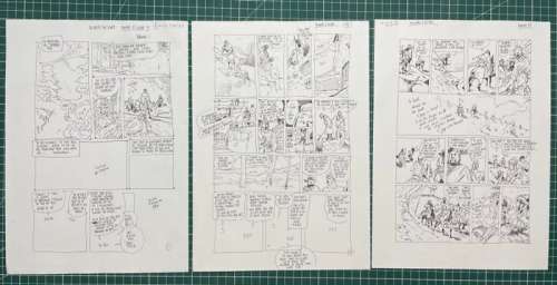 Franz - 3 Original preliminary page - Poupée d’Ivoire - T8 Loups | Catawiki