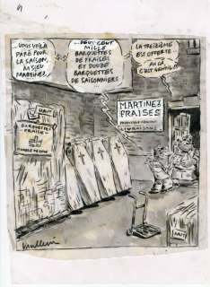 Vuillemin, Philippe - 1 Original drawing - Les fraises Martinez | Catawiki