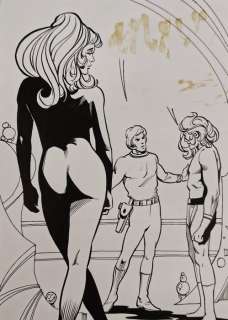 Belardinelli, Massimo - 1 Original page - Perry Rhodan - Verloren in Raum und Zeit - 1973