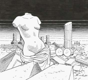 Kirchner, Paul - 1 Original drawing - Awaiting the collapse - History of Erotic Art | Catawiki