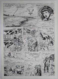 Broeckx, Jeff / Van Lierde, Patrick - 1 Original page - Bessy natuurkommando 10 - Olie op de golven - 1988 | Catawiki