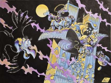 Romanini, Giovanni - 1 Original colour drawing - Compagnia Della Forca | Catawiki