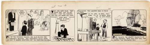 Roy Crane - Wash Tubbs And Captain Easy 11/19/32 Daily
