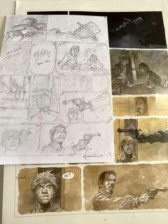 Hermann - 1 Original preliminary page - Duke T4 - La Dernière fois que j’ai prié - 2020 | Catawiki