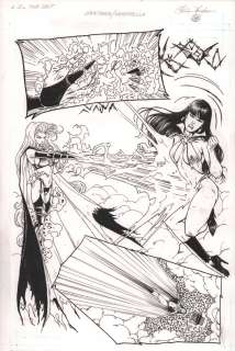 Steven Hughes - Lady Death/Vampirella One-Shot P.18 - Vampirella Vs Lady Death - 1999 - Signed