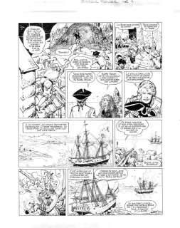 Planche originale Page 42 Tome 28 Barbe Rouge La flubistière du sans pitié par Christian Gaty