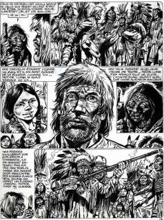 DERIB   - Buddy Longway  - Planche 9 de l’album Le dernier Rendez vous édité au[...] | Vermot et Associés