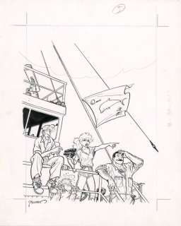 Bosschaert, Jan | Original cover  - Omni, 20.000 millirem onder zee  - (1987) | Catawiki