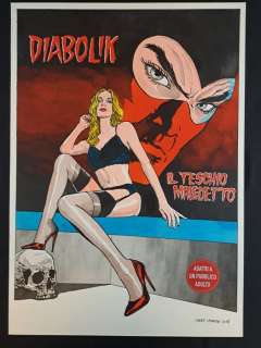 Camarda, Larry - 1 Original colour drawing - Diabolik - "Il Teschio Maledetto" - 2018 | Catawiki