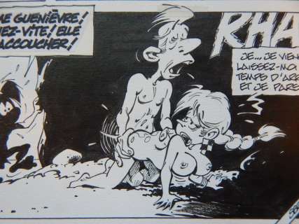 Seron - 1 Original page - De Mini-Vrouwtjes - 2004 | Catawiki