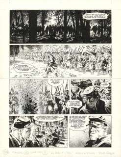 Steve Cuzor - Planche originale n°26 - Le combat d‘Henry Fleming