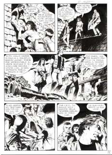 Dotti, Maurizio - 5 Original page - Dampyr #94 - "Lo stregone senza volto" - 2008 | Catawiki