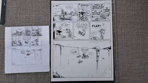 Uilenbroek, Rene - 1 Page originale + page préliminaire originale - Stanley - Stanley in donker Afrika - 2003 | Catawiki