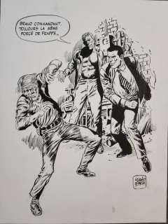 Forton, Gérald - 1 Original drawing - Bob Morane | Catawiki