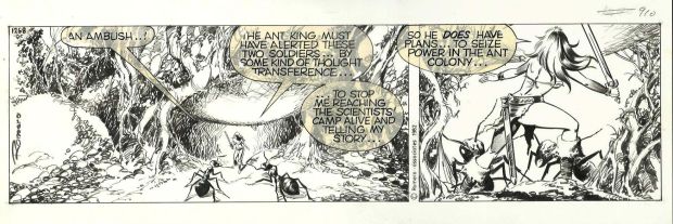 Enric Badia Romero | Axa: The Dwarfed / Original daily strip #1268 – Romero | Origin Of Comics
