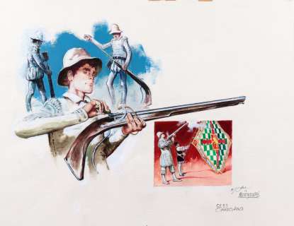 Follet | L’Ommegang, ensemble de deux illustrations n°52… | Millon